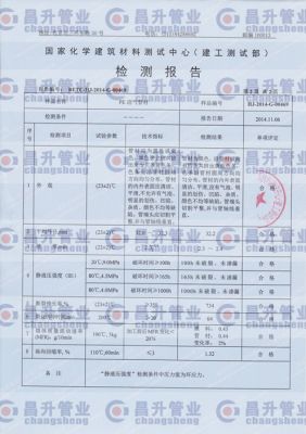 Test report