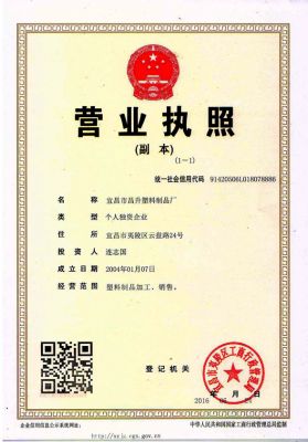 Enterprise business license